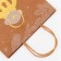 Crafts with gold embossing, "Snowman" Round handle, 33 x 25 x 12 cm, 120 g