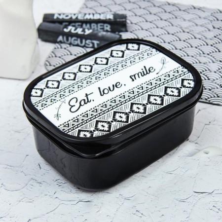 Lunch-bokx “Eat, love, smile”, 0.5 l