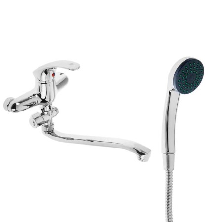 Accoona A7053 bath mixer, single -leaf, brass, chrome