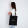 Bag Schoper "Husband Bought", 35x0.5x40 cm, Department without lightning, without lining, Black