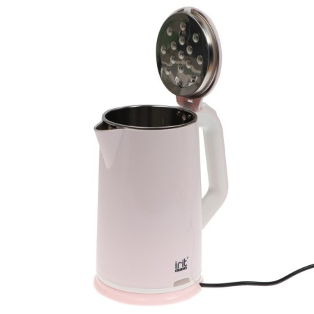 Electric kettle IRIT IR-1302, metal, 1.8 l, 1500 watts, pink-5