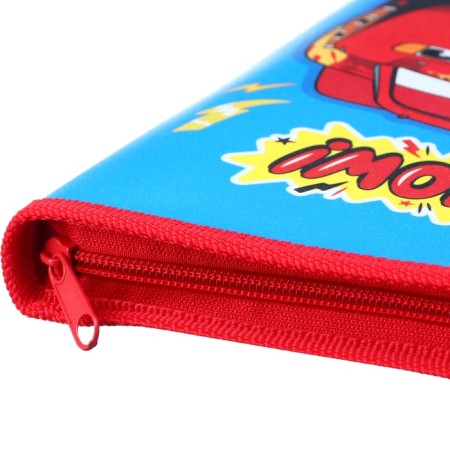 Plastic folder for notebooks A5, on lightning, cars-2