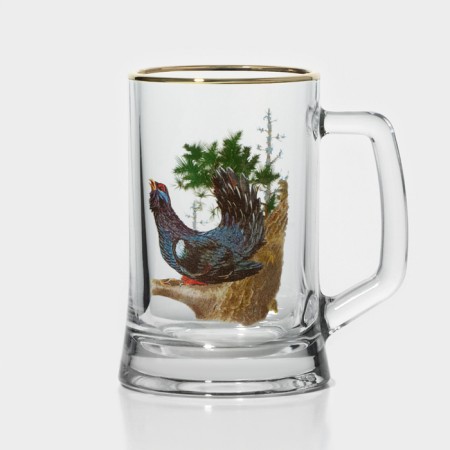 Glass glass for beer "Trophy hunting", 500 ml