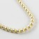 Glass beads, set 78 pcs., Size 1 pc. - 10 mm, color white gold