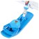 Snow -chapel "Masha and the Bear", SMM2, with a back and a seat belt, the color is blue/white