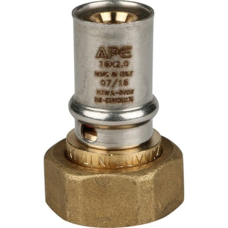 Stout SFP-0016-003416, 3/4 "x 16 mm, with a rolled nut, brass-2