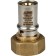 Stout SFP-0016-003416, 3/4 "x 16 mm, with a rolled nut, brass