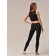 Women's Legins in the Rubchik Leggings RIB, size 44-46, black color