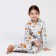 Pajama nursery (shirt, trousers) kaftan "animals" p. 110-116, white
