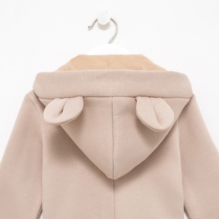 Комбинезон детский с начёсом KAFTAN "Basic line" р.26 (80-86), бежевый-8