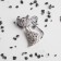Brooch "Galiotis" cat with a bow in silver