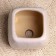 Pot "Cube Algot" Beige, 6x5cm