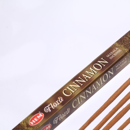 Incense hem "Flora Masala Cinnamon. Cinnamon", 8 sticks in packaging, four -grade-1