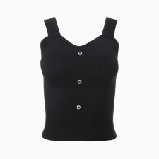 Top female, black color, size One size (42-48)