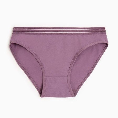 Panties female slips, dark purple color, rr 46-48