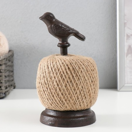 Souvenir coil for cast iron threads "Bird on a bit" 9x9x17.5 cm