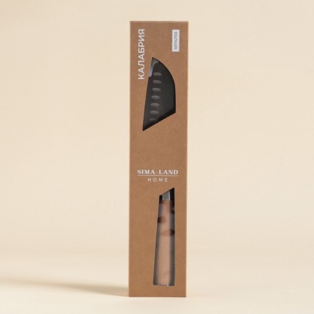 Knife Kitchen Saint -Home "Calabria", stainless steel, 18 cm, beige-6