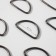 Semi -ring for bags, d = 40 mm, thickness - 3 mm, 10 pcs, nickel color
