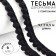 Decorative braid with pompons, 12 ± 2 mm, 9.1 ± 0.5 m, black color