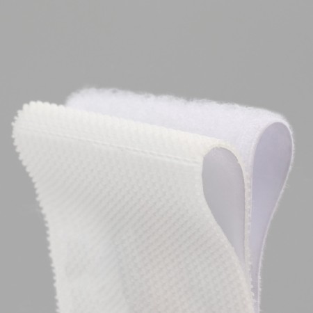 A set of adhesive -based Velcro, 4 × 6 cm, 4 pairs/8 pcs, white color-4