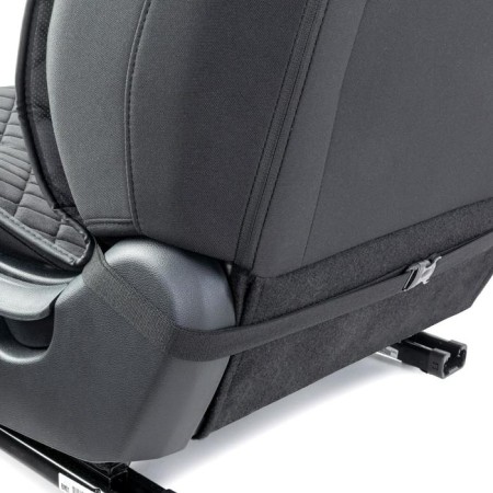 Front seats Car Performance, 2 pcs, alcantara, rhombus, black-5