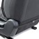 Front seats Car Performance, 2 pcs, alcantara, rhombus, black