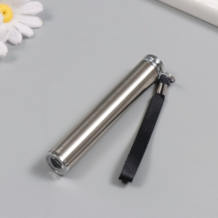 Light Light Metal with strap "Silver" AAX1 pcs 1.5x1.5x10.5 cm-1