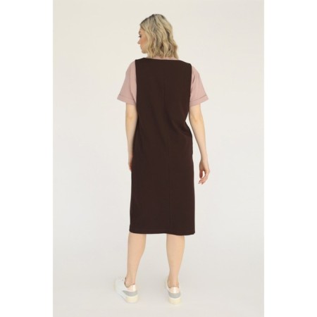 Women's sundress with a V-neck, size 54-2