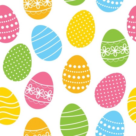 A set of napkins for setting the table "Color eggs", rectangular, size 32x46 cm, 4 pcs-3