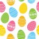 A set of napkins for setting the table "Color eggs", rectangular, size 32x46 cm, 4 pcs