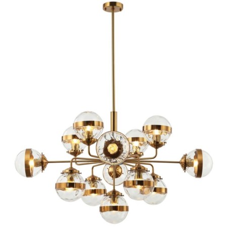 Sogno 13xe27 40W rod, size 105x105x92.5-122.5 cm, bronze color-1