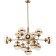 Sogno 13xe27 40W rod, size 105x105x92.5-122.5 cm, bronze color
