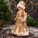 Snow Maiden "In a fur coat with a scattering shine" moves, 40 cm, gold