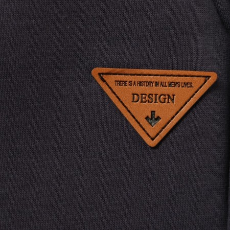 Children's trousers, launched, graphite color, height 128 cm-2