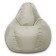 The hand-bag “pear” is positive, size l, diameter 80 cm, height 100 cm, oxford, beige color