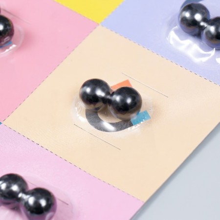 Magnetic balls "Black" set 2 pcs d = 1.5 cm