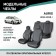 Auto-Cherkhly for Toyota Auris, 2012-2015, rear row 40/60, black eco-leather/jacquard
