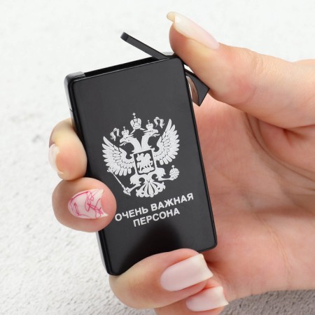 Gas lighter “Very important person”, 6.5 x 3.5 cm.-4