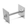 Anchor tundra Krep, adjustable in height, M20, 200x120x4 mm
