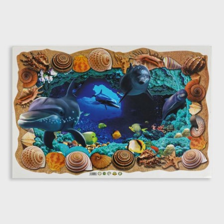 Sticker 3D Interior Sea 90*60cm-1