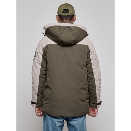 Male Winter jacket, size 52, khaki color-19