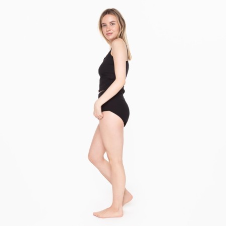 Panties female slips, black color, size 46 (l)-2