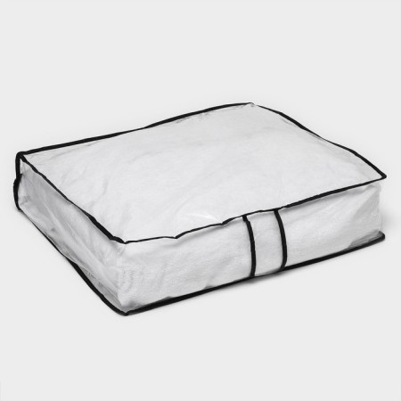 Cofr for storing things, 53 × 45 × 15 cm, transparent, color castle mix-5