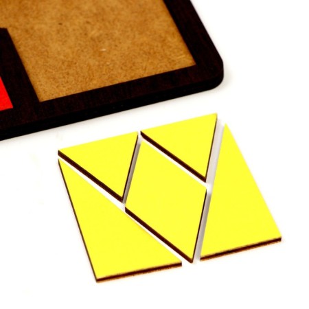 Developing board "Fold the square" 3rd level of complexity-2