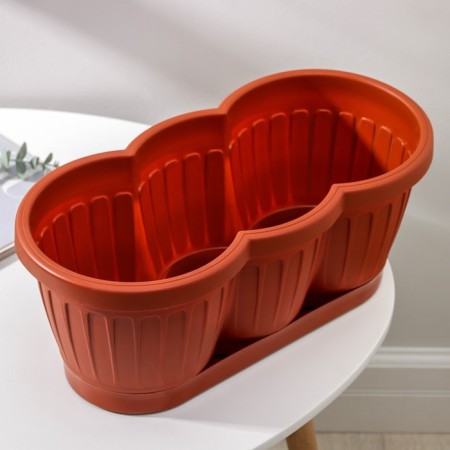 Box for flowers with the trace "Caterpillar", color mix-2