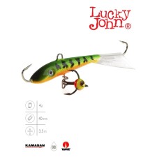 Balancir Lucky John Fin 3 + tee, 4 cm, color 20 blister