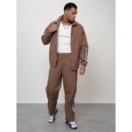 Sports suit men's, size 52, brown color-12