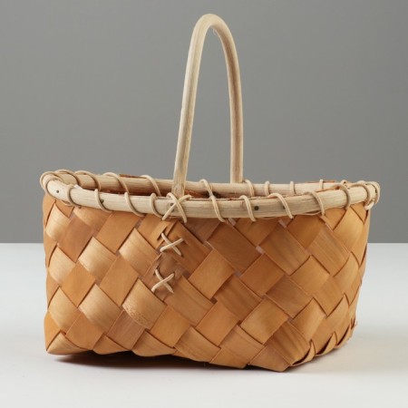Wicker basket, 23.5 x 14 x 9.5 x 12/21 cm, sequoia-1