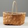 Wicker basket, 23.5 x 14 x 9.5 x 12/21 cm, sequoia