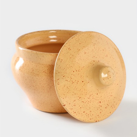 Ceramic Karakum baking pot, 350 ml, D = 9.5 cm-2